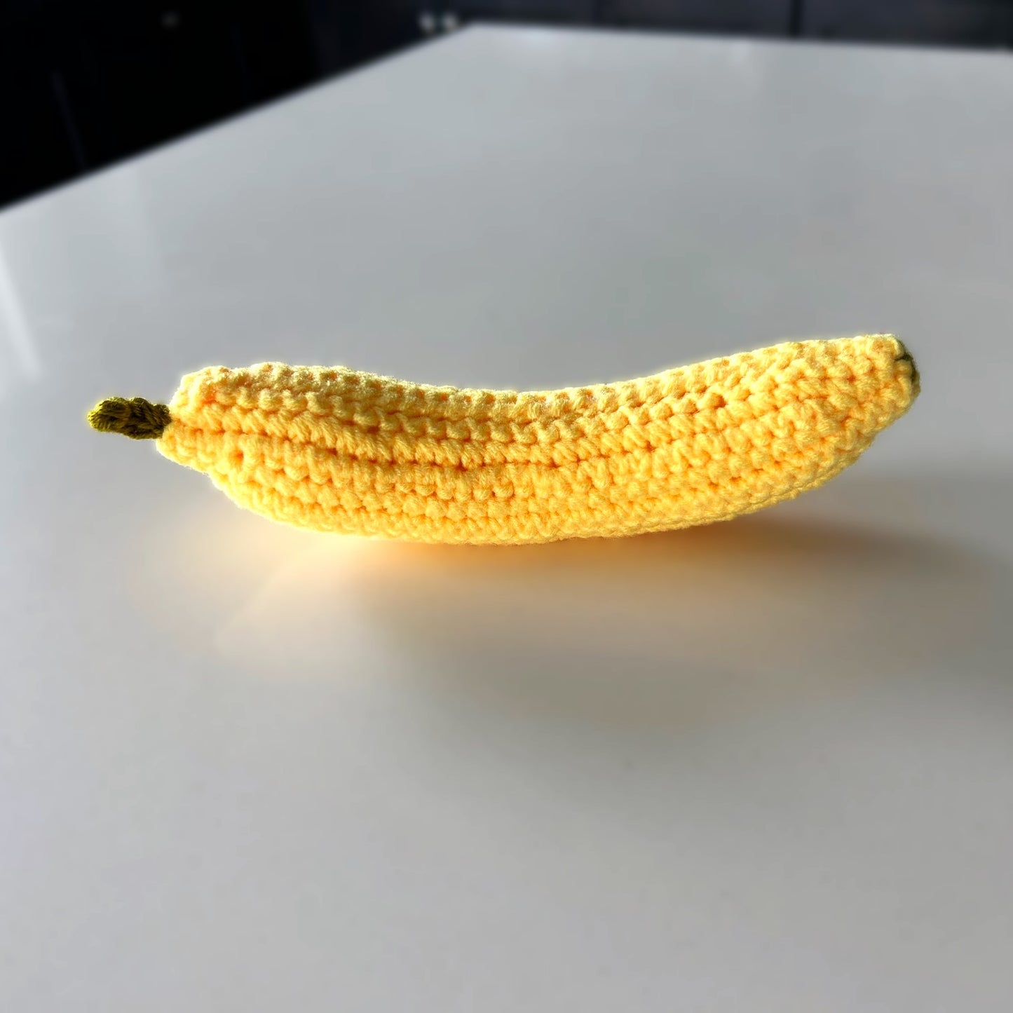 Handmade Crochet Knitted Fruit Banana Yellow - Gift for Valentine's, Birthday, Mother's Day, Office/Home Decor