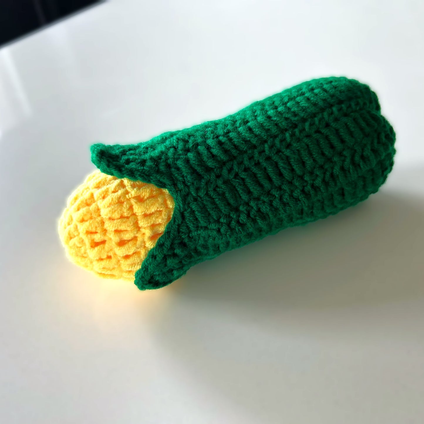 Handmade Crochet Knitted Vegetable Corn - Gift for Valentine's, Birthday, Mother's Day, Office/Home Decor