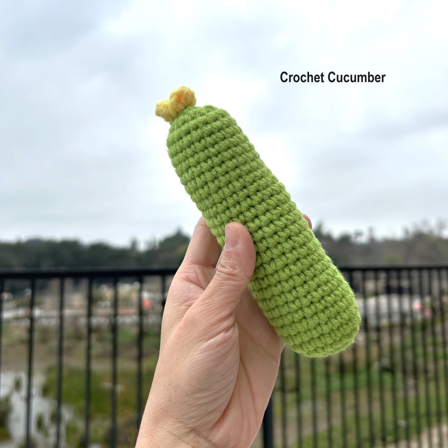 Handmade Crochet Knitted Food Bundle A 6PCS - Mushroom, Tomato, Chili Pepper, Garlic, Turnip, Cucumber - Gift for Valentine's, Birthday, Mother's Day, Office/Home Decor
