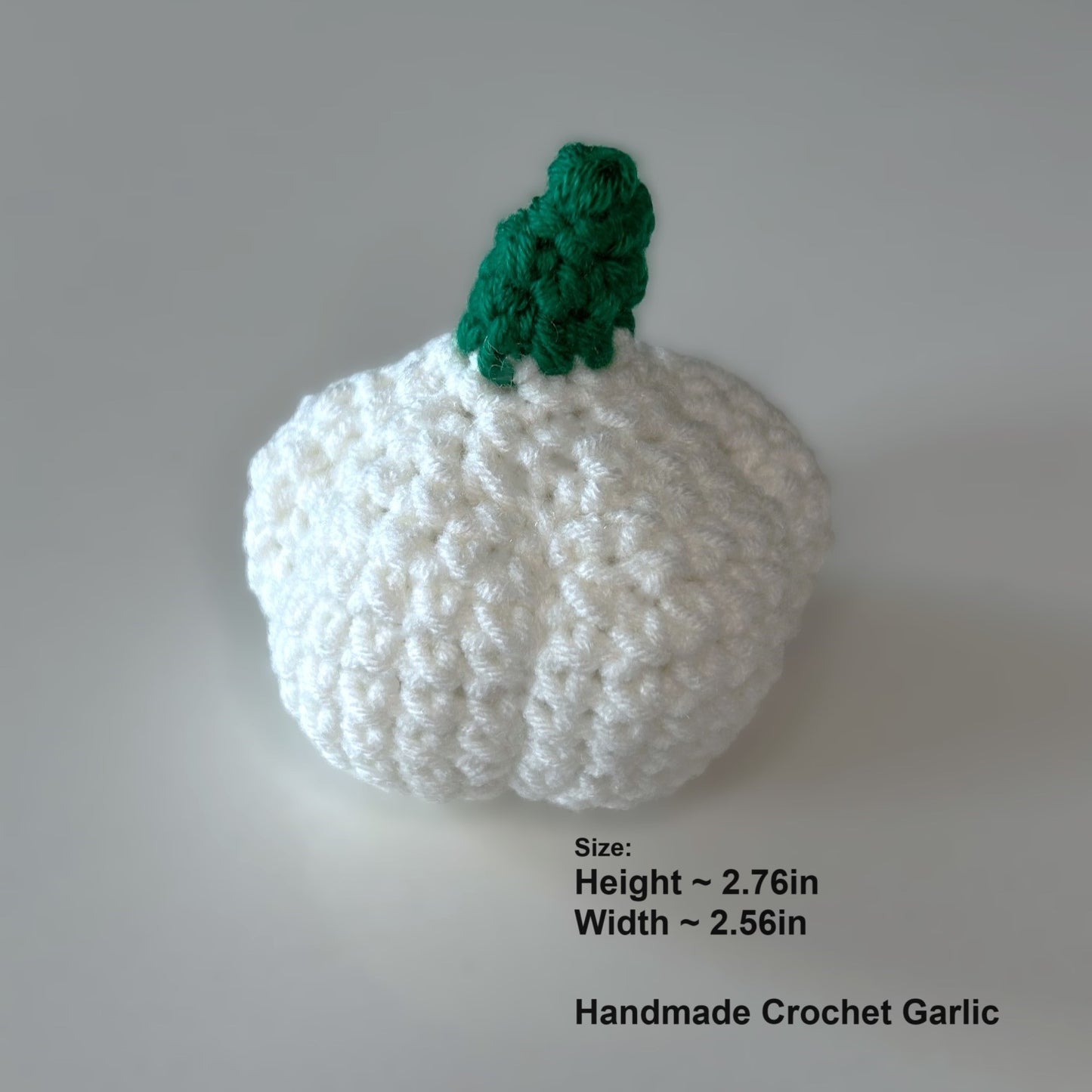 Handmade Crochet Knitted Vegetable Garlic - Gift for Valentine's, Birthday, Mother's Day, Office/Home Decor