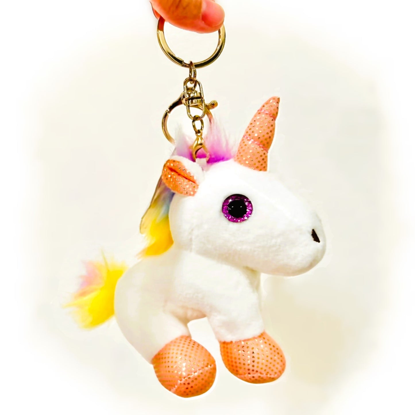 Plush Unicorn Stuffed Animal Kawaii Cartoon Cutie Key Pendant Keychain Handbag Charm Gift Fashion Accessories