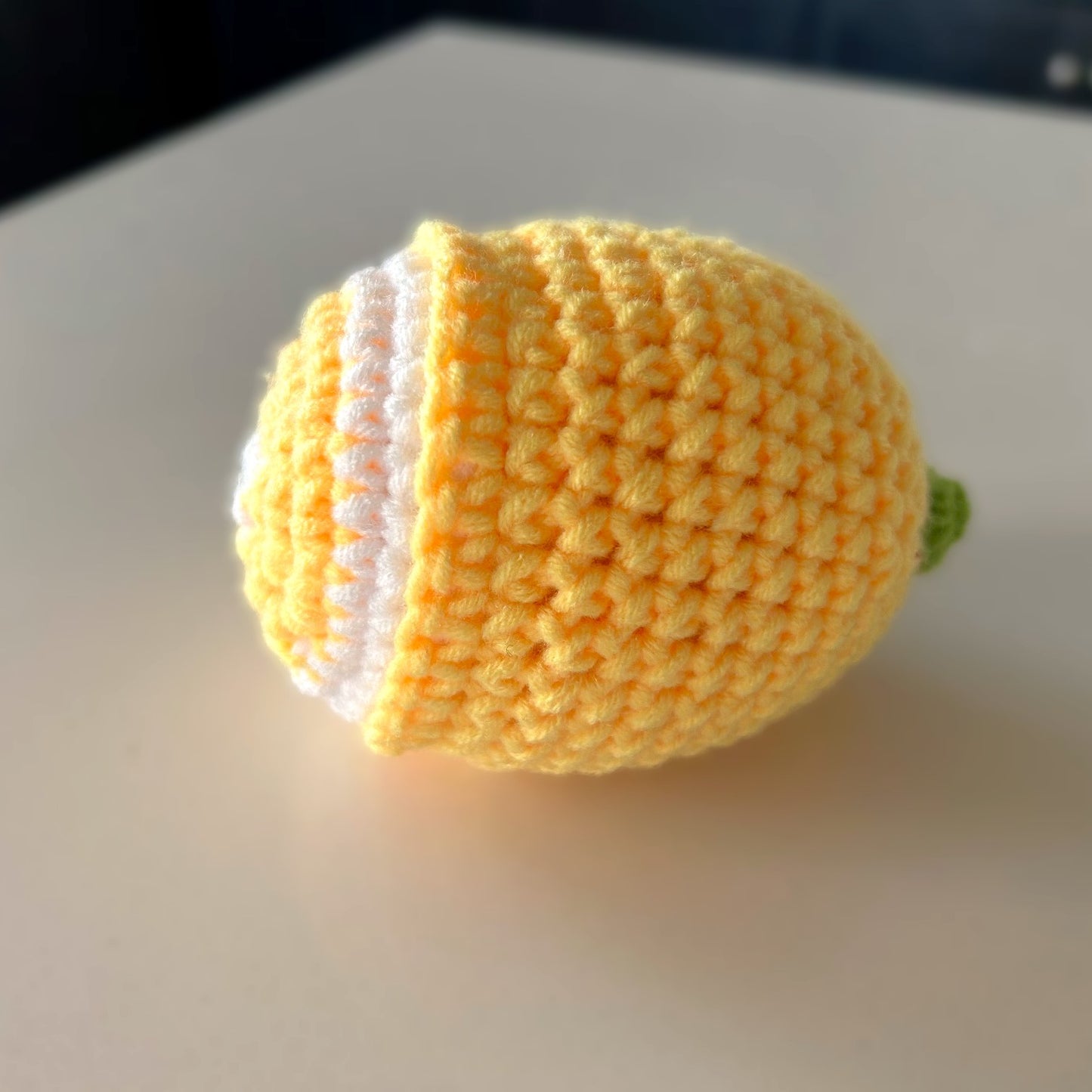 Handmade Crochet Knitted Fruit Lemon Half- Gift for Valentine's, Birthday, Mother's Day, Office/Home Decor