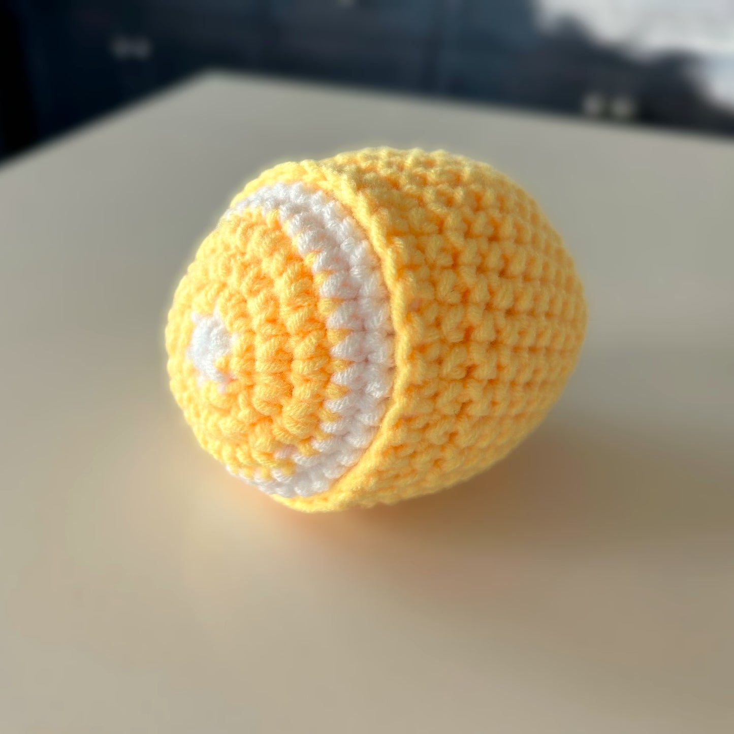 Handmade Crochet Knitted Fruit Lemon Half- Gift for Valentine's, Birthday, Mother's Day, Office/Home Decor