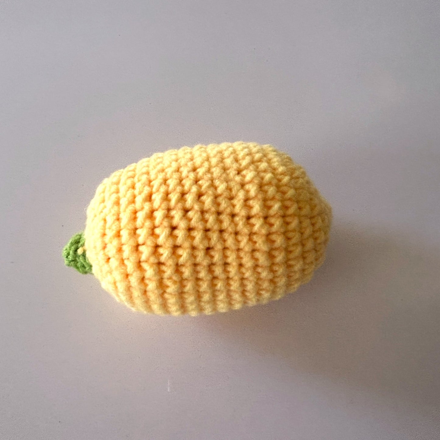 Handmade Crochet Knitted Fruit Lemon 2PCS CF0002-YEL-2PCS - Gift for Valentine's, Birthday, Mother's Day, Office/Home Decor