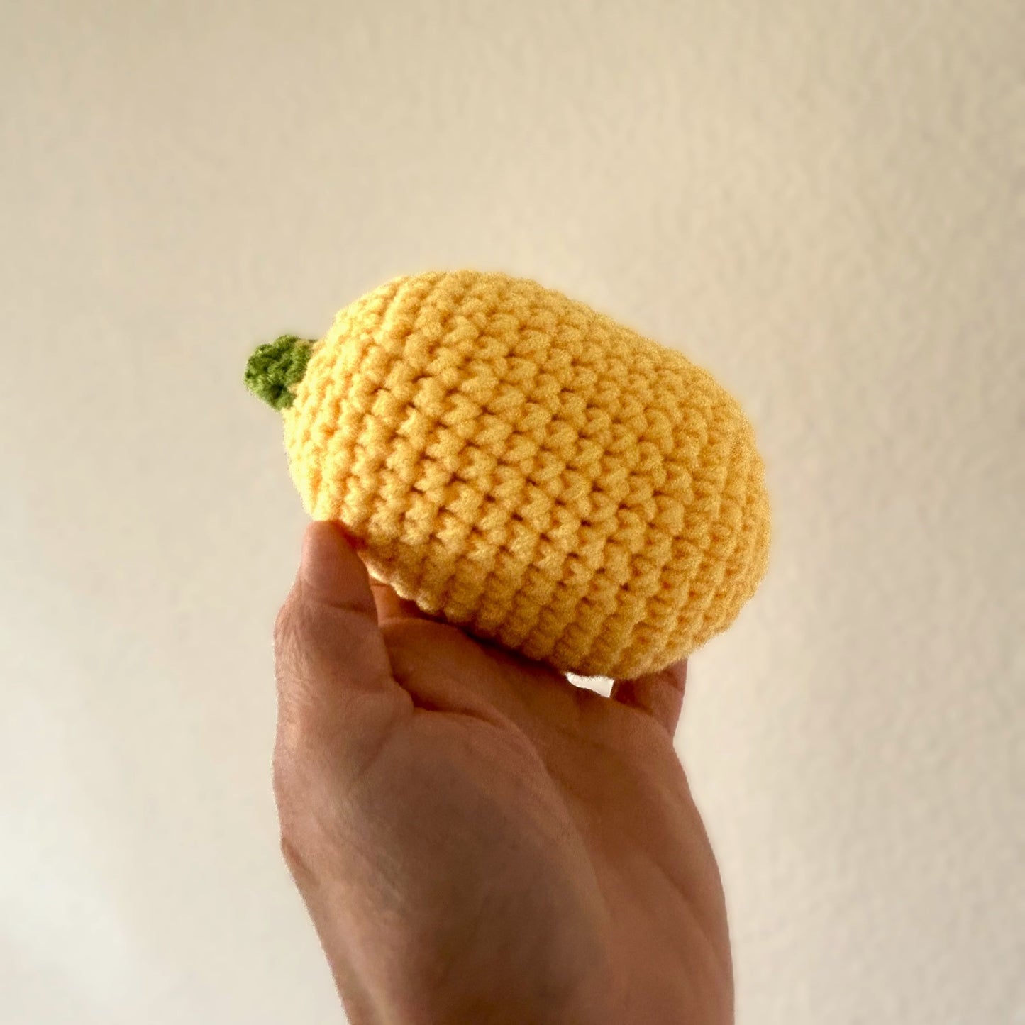 Handmade Crochet Knitted Fruit Lemon 2PCS CF0002-YEL-2PCS - Gift for Valentine's, Birthday, Mother's Day, Office/Home Decor