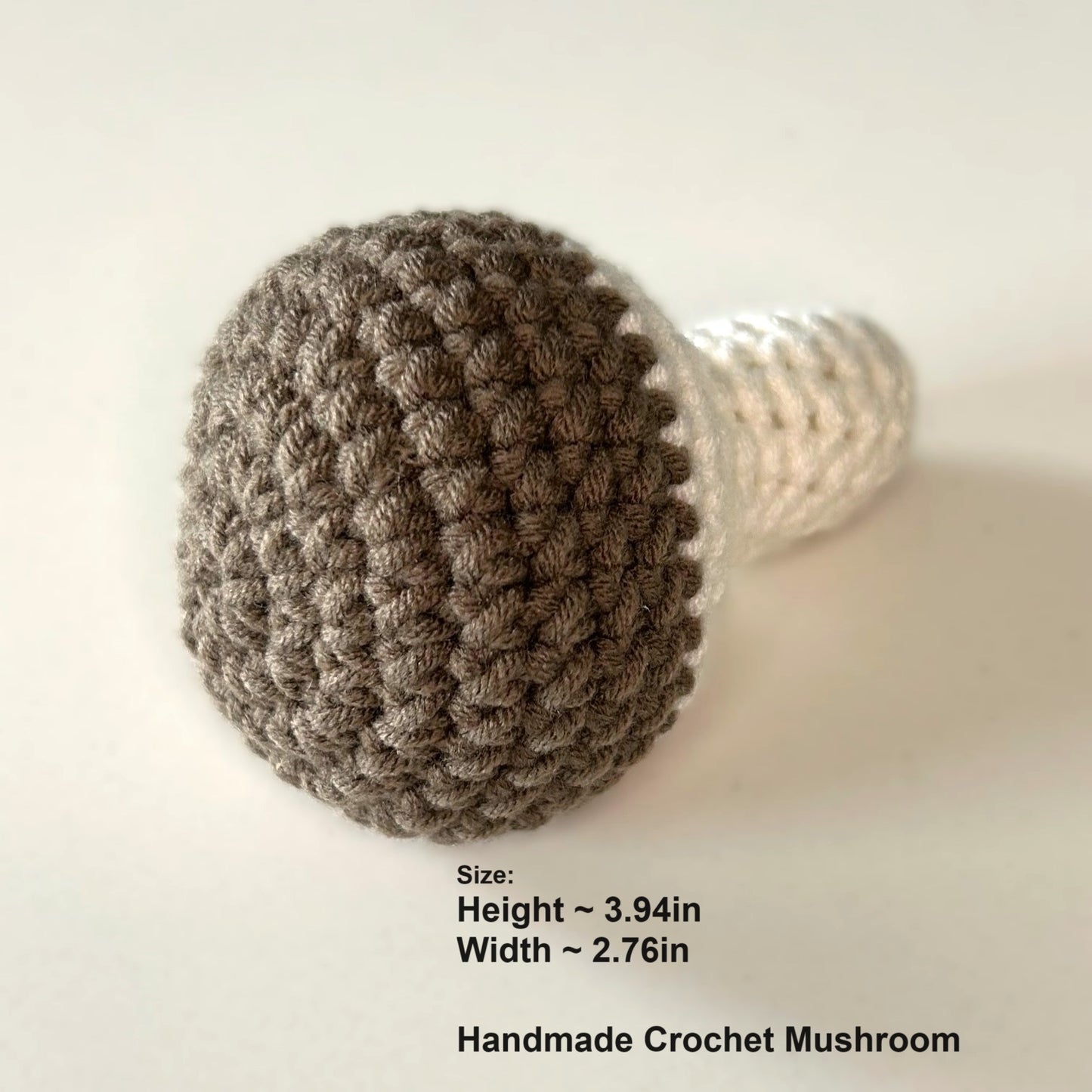 Handmade Crochet Knitted Vegetable Mushroom - Gift for Valentine's, Birthday, Mother's Day, Office/Home Decor