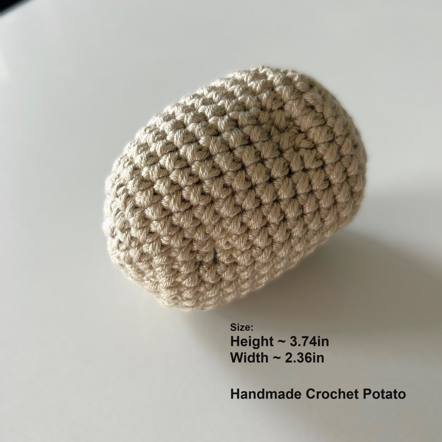 Handmade Crochet Knitted Vegetable Potato - Gift for Valentine's, Birthday, Mother's Day, Office/Home Decor