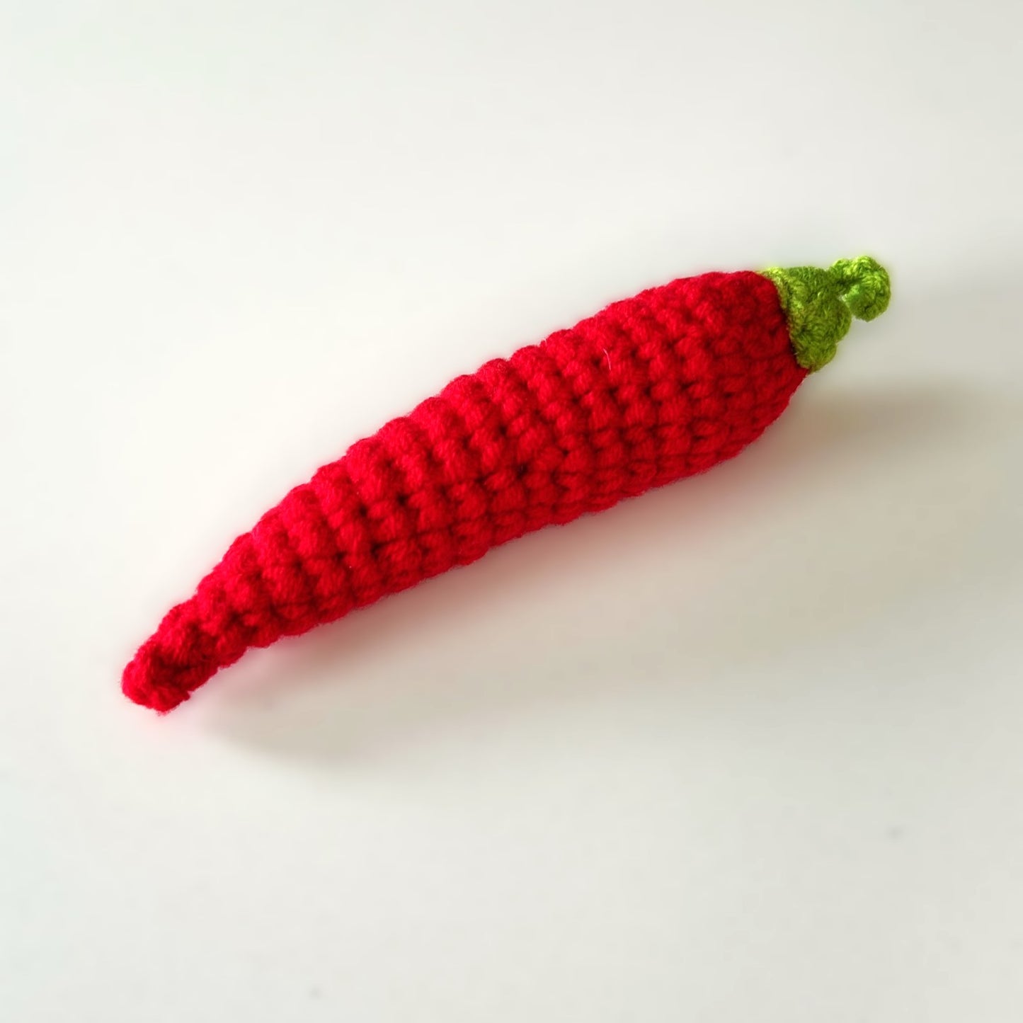 Handmade Crochet Knitted Red Chili Pepper - Gift for Valentine's, Birthday, Mother's Day, Office/Home Decor