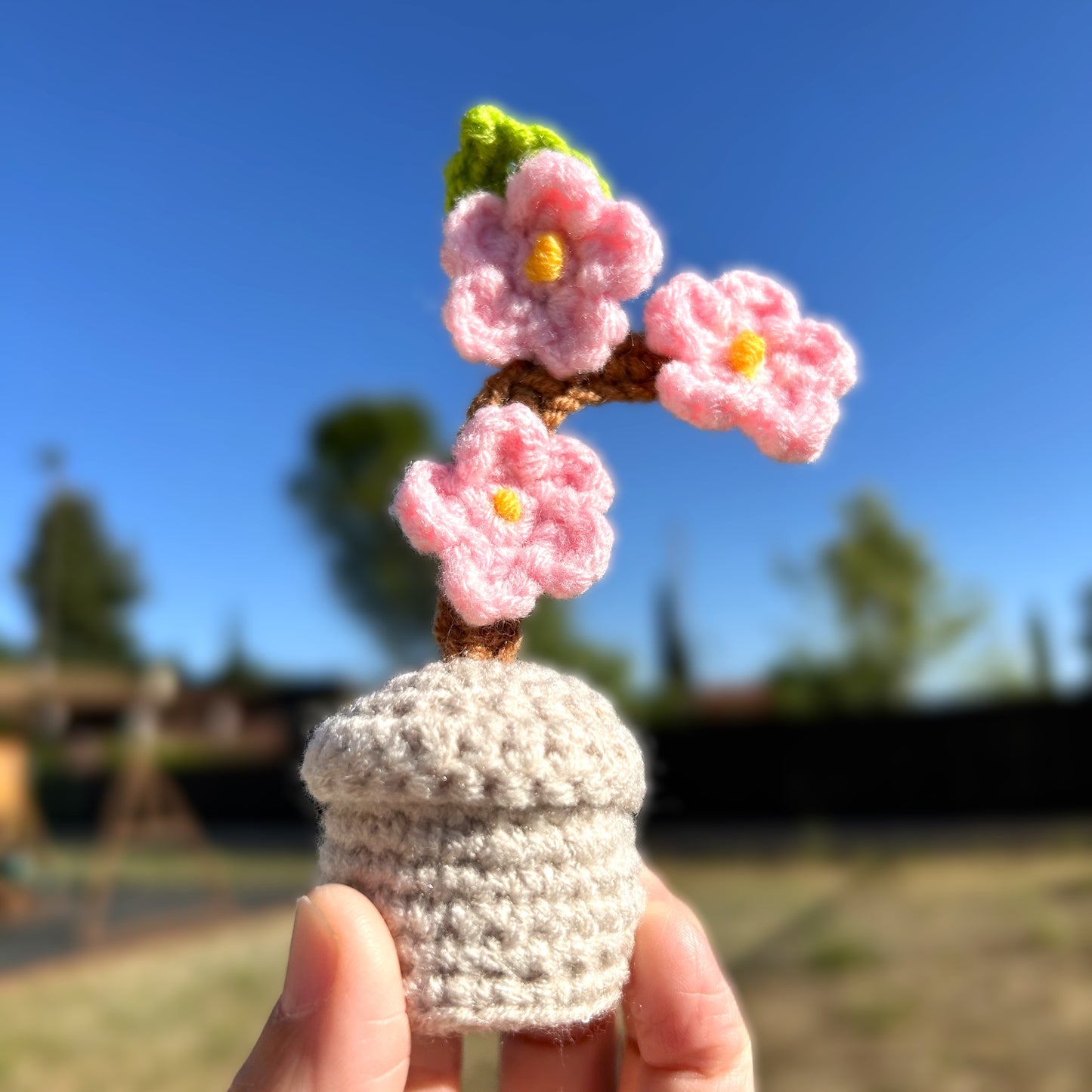 Handmade Crochet Knitted Potted Plant - Bundle B 6PCS - Gift for Valentine's, Birthday, Mother's Day, Office/Home Decor