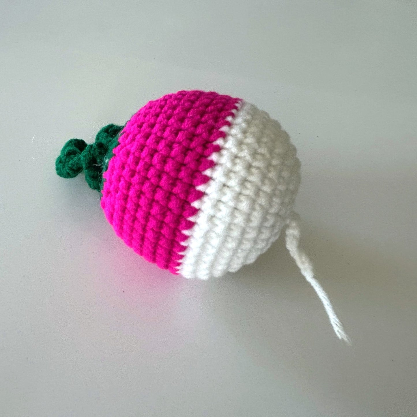 Handmade Crochet Knitted Vegetable Turnip - Gift for Valentine's, Birthday, Mother's Day, Office/Home Decor