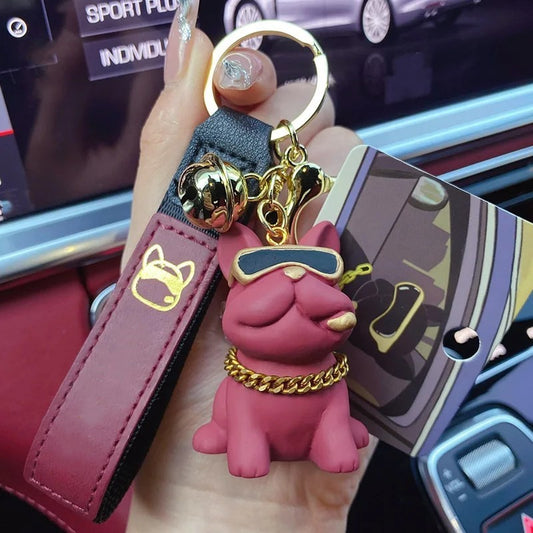 Puppy Doll Metal Bell Kawaii Cutie Key Pendant Keychain Backpack Handbag Charm Gift Fashion Accessories