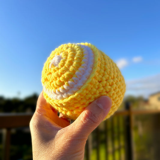 Handmade Crochet Knitted Fruit Lemon Half- Gift for Valentine's, Birthday, Mother's Day, Office/Home Decor