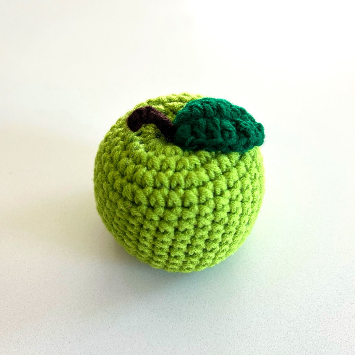 Handmade Crochet Knitted Fruit Apple - Gift for Valentine's, Birthday, Mother's Day, Office/Home Decor